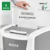 Popieriaus smulkintuvas Leitz IQ Autofeed Office 150 automatinis, P5, mikro pjūvis, 22 cm, 2 x 15 mm, 44 l, 500 lapų, 55 dB