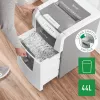Popieriaus smulkintuvas Leitz IQ Autofeed Office 150 automatinis, P5, mikro pjūvis, 22 cm, 2 x 15 mm, 44 l, 500 lapų, 55 dB