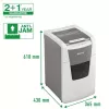 Popieriaus smulkintuvas Leitz IQ Autofeed Office 150 automatinis, P5, mikro pjūvis, 22 cm, 2 x 15 mm, 44 l, 500 lapų, 55 dB