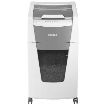 Leitz IQ Autofeed Office 300 automatinis popieriaus smulkintuvas P5, mikro smulkinimas, 22 cm, 2 x 15 mm, 60 l, 700 lapų, 55 dB