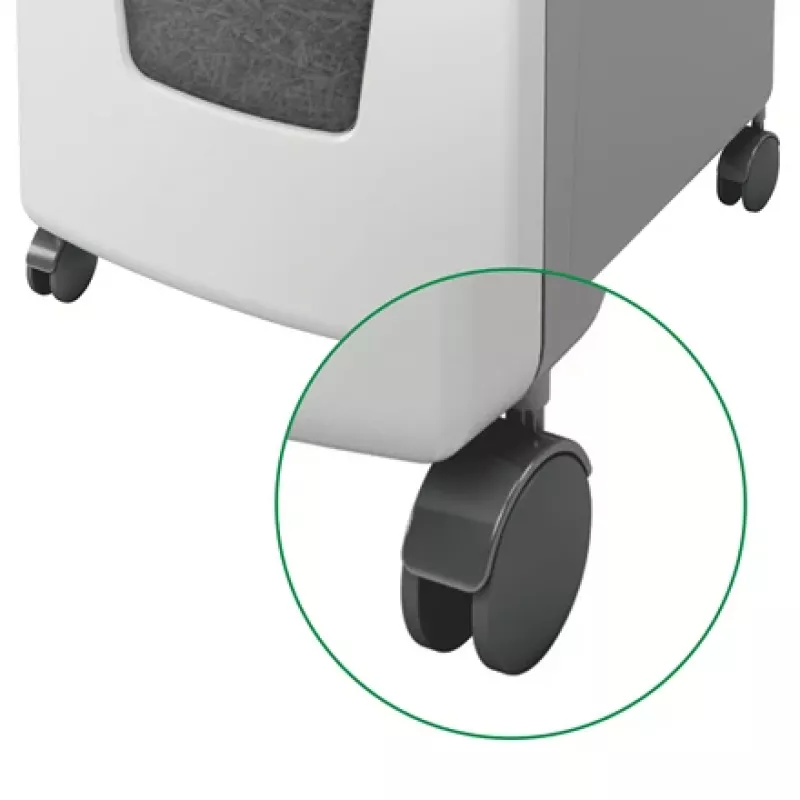Leitz IQ Autofeed Office 300 automatinis popieriaus smulkintuvas P5, mikro smulkinimas, 22 cm, 2 x 15 mm, 60 l, 700 lapų, 55 dB