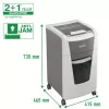 Leitz IQ Autofeed Office 300 automatinis popieriaus smulkintuvas P5, mikro smulkinimas, 22 cm, 2 x 15 mm, 60 l, 700 lapų, 55 dB
