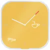 Leitz Cosy Silent Glass Wall Clock, kvadratinis, geltonas, 300 mm, 300 mm, 40 mm, 1.6 kg
