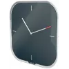 Leitz Cosy Silent sieninis laikrodis su stiklu, kvadratinis, juodas, 300 mm x 300 mm x 40 mm, 1,6 kg
