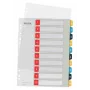 Leitz Cosy 1-10 spausdinami skirtukai, PP, skaitiniai, portretas, A4 Maxi, 245 mm, 305 mm