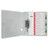 Leitz Cosy 1-10 spausdinami skirtukai, PP, skaitiniai, portretas, A4 Maxi, 245 mm, 305 mm