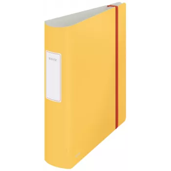 Leitz 180° Active Cosy segtuvas su svirtimi 80mm, A4, poliuretano putplastis, geltona, 500 lapų, 80 g/m², 8,2 cm