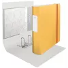 Leitz 180° Active Cosy segtuvas su svirtimi 80mm, A4, poliuretano putplastis, geltona, 500 lapų, 80 g/m², 8,2 cm
