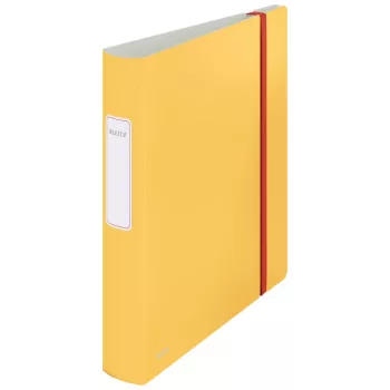 Leitz 180° Active Cosy segtuvas su svirtimi 60 mm, A4, poliuretano putplastis, geltona, 350 lapų, 80 g/m², 6,5 cm