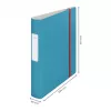 Leitz 180° Active Cosy segtuvas su svirtimi 60 mm, A4, poliuretano putplastis, mėlyna, 350 lapų, 80 g/m², 6,5 cm