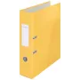 Leitz 180° Cosy Lever Arch File Soft Touch 80mm A4 geltonas kartoninis segtuvas