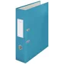 Leitz 180° Cosy Lever Arch File Soft Touch 80 mm, A4, kartonas, mėlyna, tekstūruotas paviršius, 600 lapų, 80 g/m²