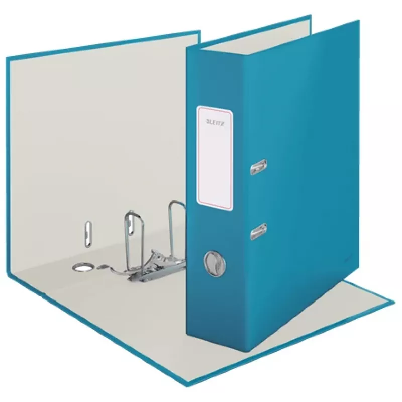 Leitz 180° Cosy Lever Arch File Soft Touch 80 mm, A4, kartonas, mėlyna, tekstūruotas paviršius, 600 lapų, 80 g/m²