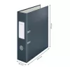 Leitz 180° Cosy Lever Arch File Soft Touch 80mm, A4, kartonas, juoda, tekstūruotas paviršius, 600 lapų, 80 g/m²