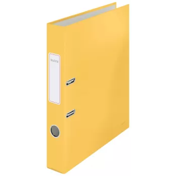 Leitz 180° Cosy segtuvas Soft Touch 50mm, A4, kartonas, geltona, tekstūruotas paviršius, 350 lapų, 80 g/m²