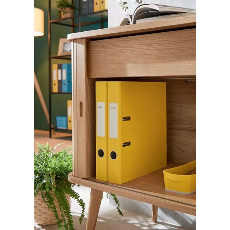 Leitz 180° Cosy segtuvas Soft Touch 50mm, A4, kartonas, geltona, tekstūruotas paviršius, 350 lapų, 80 g/m²