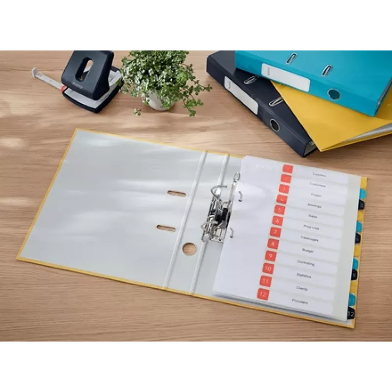 Leitz 180° Cosy segtuvas Soft Touch 50mm, A4, kartonas, geltona, tekstūruotas paviršius, 350 lapų, 80 g/m²