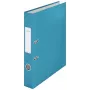 Leitz 180° Cosy Lever Arch File Soft Touch 50mm, A4, kartonas, mėlyna, tekstūruotas paviršius, 350 lapų, 80 g/m²