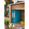 Leitz 180° Cosy Lever Arch File Soft Touch 50mm, A4, kartonas, mėlyna, tekstūruotas paviršius, 350 lapų, 80 g/m²