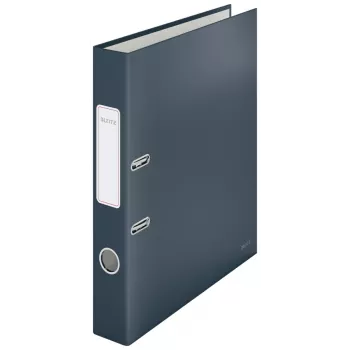 Leitz 180° Cosy Lever Arch File Soft Touch 50mm, A4, kartonas, juoda, tekstūruotas paviršius, 350 lapų, 80 g/m²