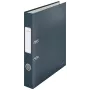 Leitz 180° Cosy Lever Arch File Soft Touch 50mm, A4, kartonas, juoda, tekstūruotas paviršius, 350 lapų, 80 g/m²