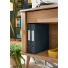 Leitz 180° Cosy Lever Arch File Soft Touch 50mm, A4, kartonas, juoda, tekstūruotas paviršius, 350 lapų, 80 g/m²
