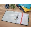 Leitz 180° Cosy Lever Arch File Soft Touch 50mm, A4, kartonas, juoda, tekstūruotas paviršius, 350 lapų, 80 g/m²