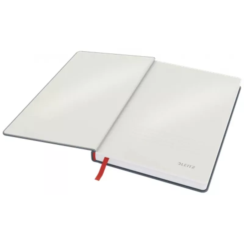 Leitz Cosy Notebook Soft Touch linijinis kietu viršeliu, vienspalvis, juodas, A5, 80 lapų, matinis, 100 g/m²