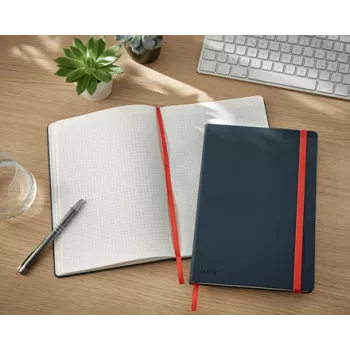 Leitz Cosy Notebook Soft Touch Kvadratinis su Kietu Viršeliu, Monochromatinis, Juodas, B5, 80 lapų, Matinis, 100 g/m²