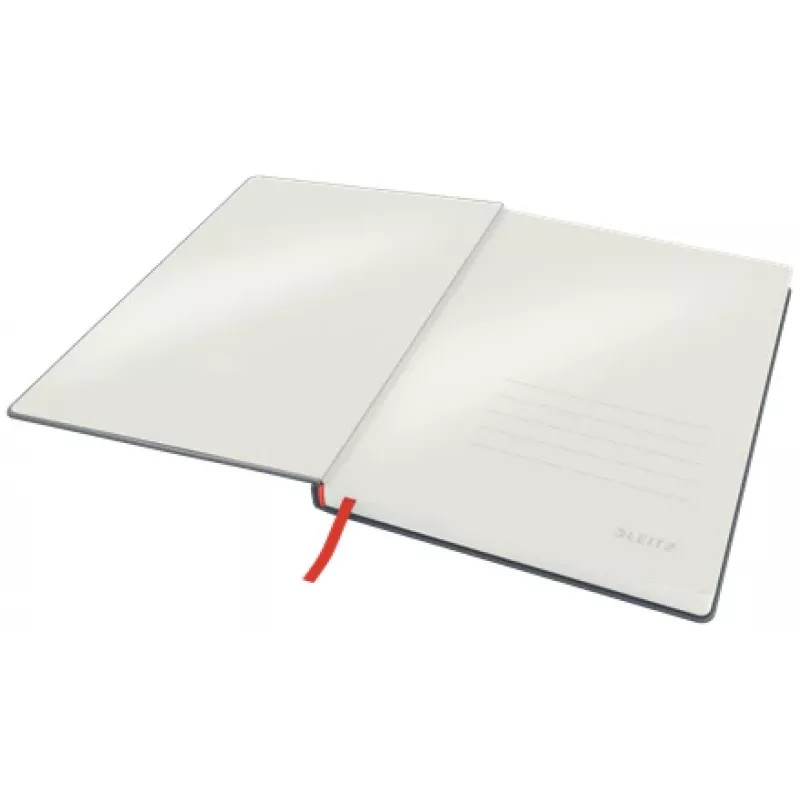 Leitz Cosy Notebook Soft Touch linijinis kietu viršeliu, monochromatinis, juodas, B5, 80 lapų, matinis, 100 g/m²