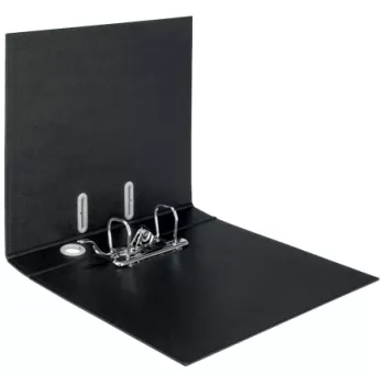 Leitz 180° Recycle Lever Arch File, A4, kartonas, juoda, 350 lapų, 80 g/m², 320 mm