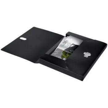 Leitz Recycle Box File, Signature segtuvas, A4, polipropilenas (PP), juoda, matinė, 250 lapų