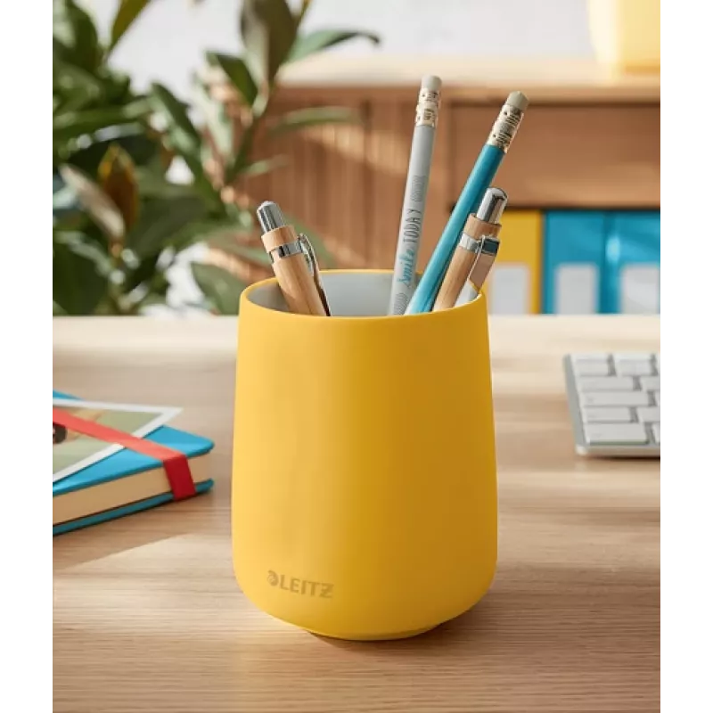 Leitz Cosy rašiklių laikiklis, geltonas, keraminis