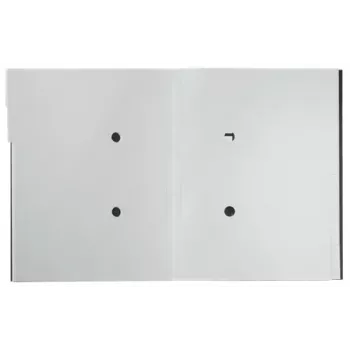 Leitz Recycle Card Divider Book, parašų aplankas, A4, kartonas, juoda, matinė, elastinė juosta