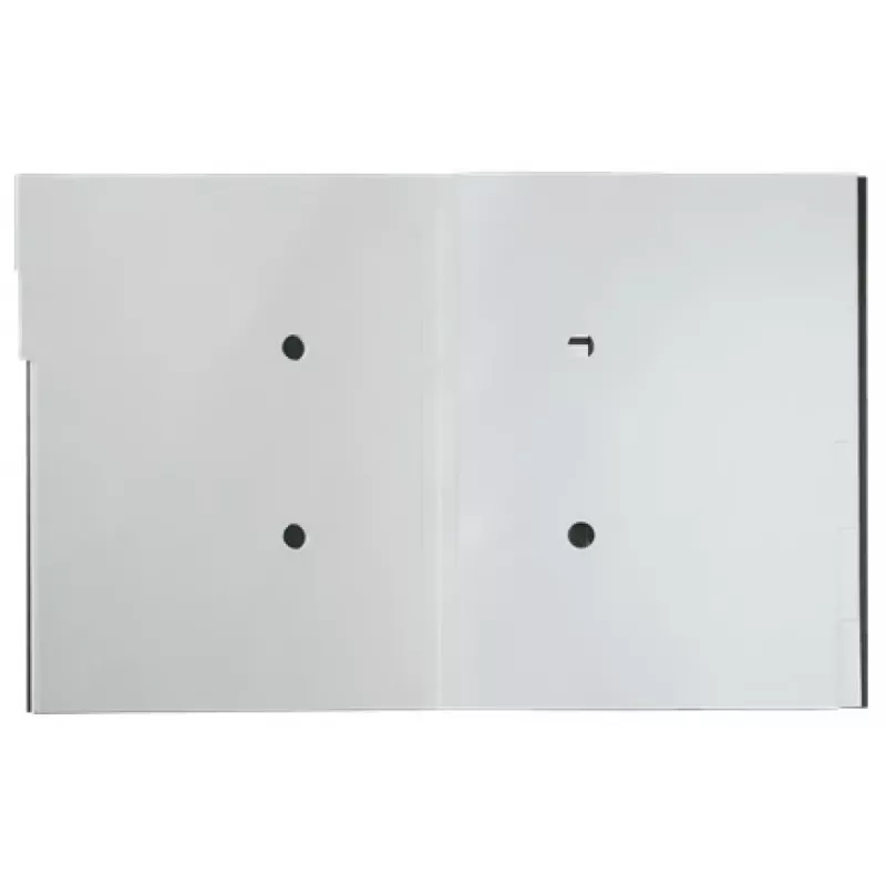 Leitz Recycle Card Divider Book, parašų aplankas, A4, kartonas, juoda, matinė, elastinė juosta