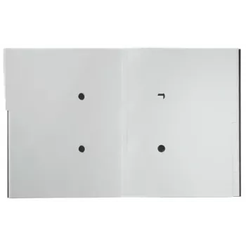 Leitz Recycle Card Divider Book, A4 skirstytuvų aplankas, kartonas, juoda, matinė, elastinė juosta