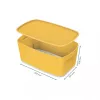 Leitz MyBox Cosy Small su dangteliu, geltona, 5 l
