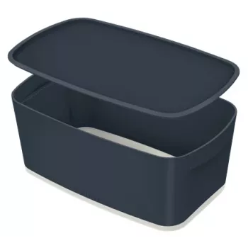 Leitz MyBox Cosy Small dėžutė su dangteliu, Pilka, 5L
