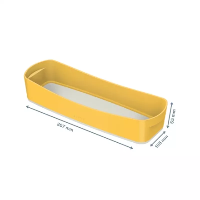 Leitz MyBox Cosy Organiser Tray Long, geltona, 307 mm