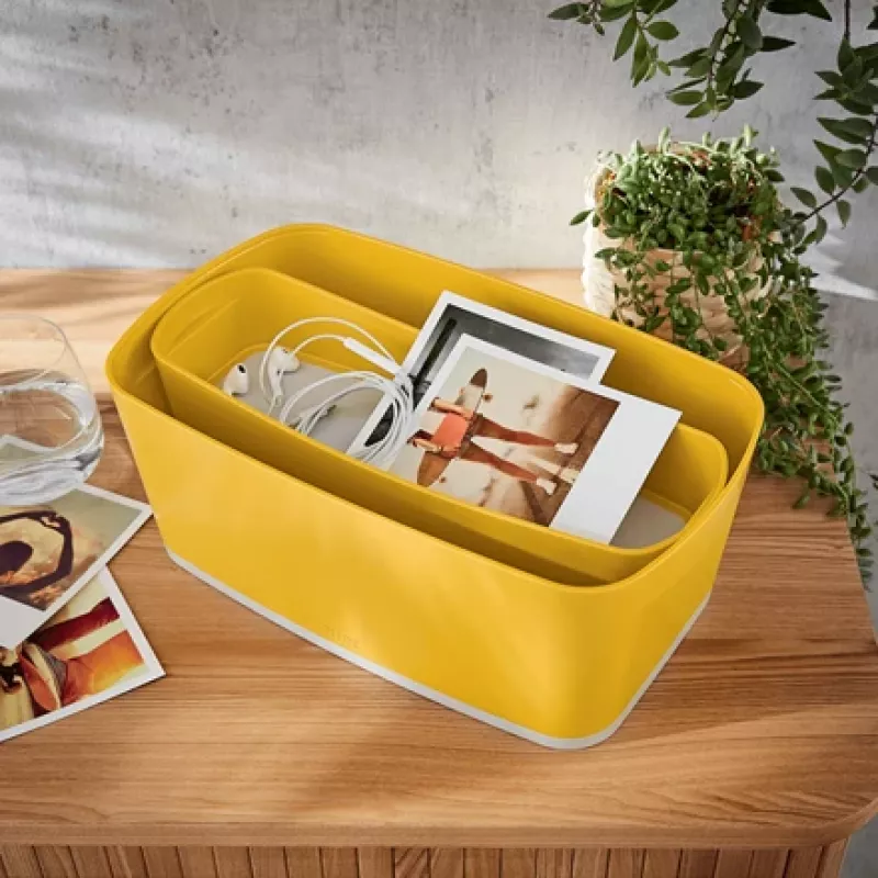 Leitz MyBox Cosy Organiser Tray Long, geltona, 307 mm