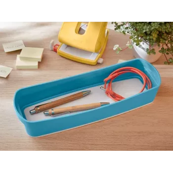 Leitz MyBox Cosy Organiser Tray Long – mėlynas organizavimo dėklas
