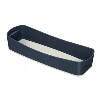 Leitz MyBox Cosy Organiser Tray Long – Pilka stačiakampė dėžutė smulkiems daiktams