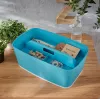 Leitz MyBox Cosy Organiser Tray su rankena, mažas, mėlynas, plastikinis, 307 mm, 181 mm, 56 mm, 300 g
