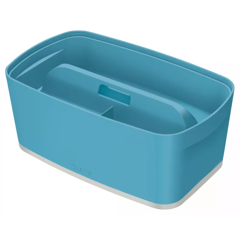 Leitz MyBox Cosy Organiser Tray su rankena, mažas, mėlynas, plastikinis, 307 mm, 181 mm, 56 mm, 300 g
