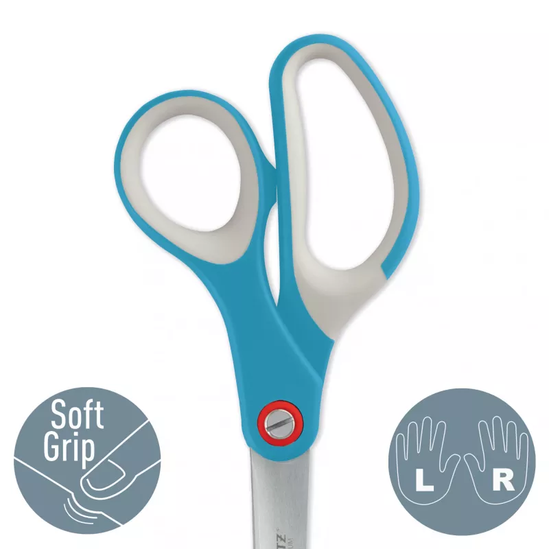 Leitz Cosy Titanium biuro žirklės 205 mm, mėlynos