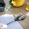 Leitz Cosy Titanium biuro žirklės 205 mm, suaugusiems, tiesaus pjovimo, pilkos spalvos, nerūdijantis plienas