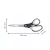 Leitz Cosy Titanium biuro žirklės 205 mm, suaugusiems, tiesaus pjovimo, pilkos spalvos, nerūdijantis plienas