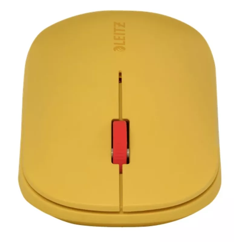 Leitz Cosy belaidė pelė, ambidekstrinė, RF Wireless + Bluetooth, 4000 DPI, oranžinė