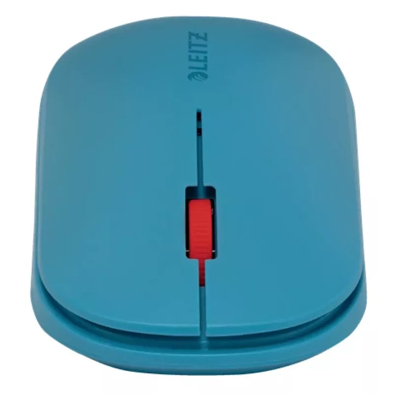 Leitz Cosy belaidė pelė, ambidekstrinė, RF belaidis + Bluetooth, 4000 DPI, mėlyna