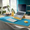 Leitz Cosy belaidė pelė, ambidekstrinė, RF belaidis + Bluetooth, 4000 DPI, mėlyna